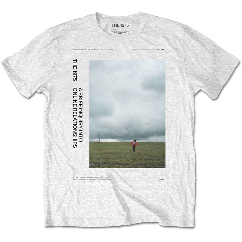 The 1975 (ABIIOR Side Fields) White Unisex T-Shirt - The Musicstore UK