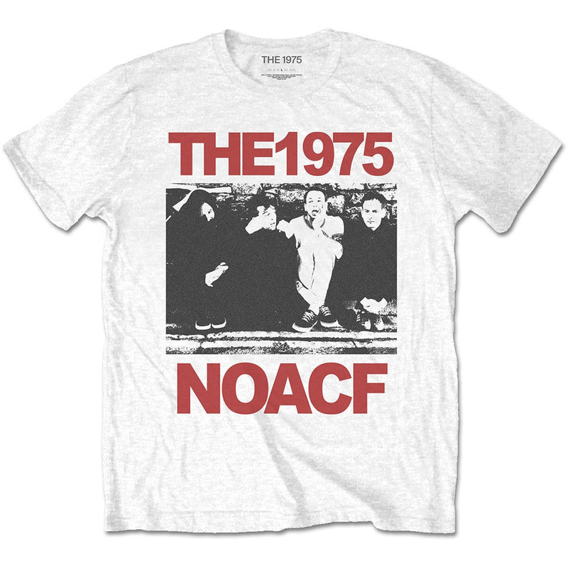 The 1975 (NOACF) Unisex White T-Shirt - The Musicstore UK