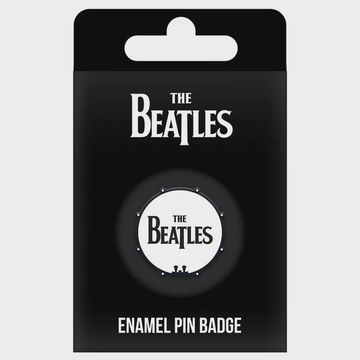 The Beatles (Drum) Enamel Pin Badge - The Musicstore UK