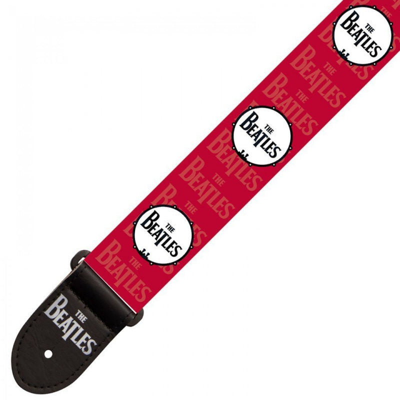 The Beatles (Red) Guitar Strap - The Musicstore UK