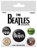 The Beatles (White ) Badge Pack - The Musicstore UK