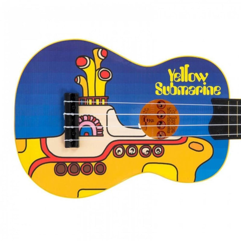The Beatles Yellow Submarine (Blue) Ukulele - The Musicstore UK