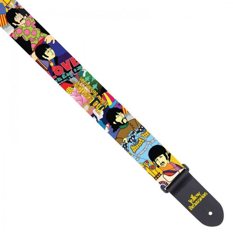 The Beatles (Yellow Submarine Montage) Guitar Strap - The Musicstore UK