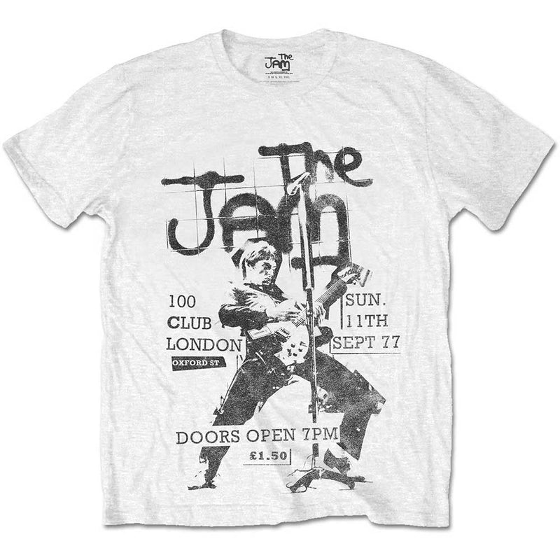 The Jam 100 Club 77 Unisex T-Shirt - The Musicstore UK