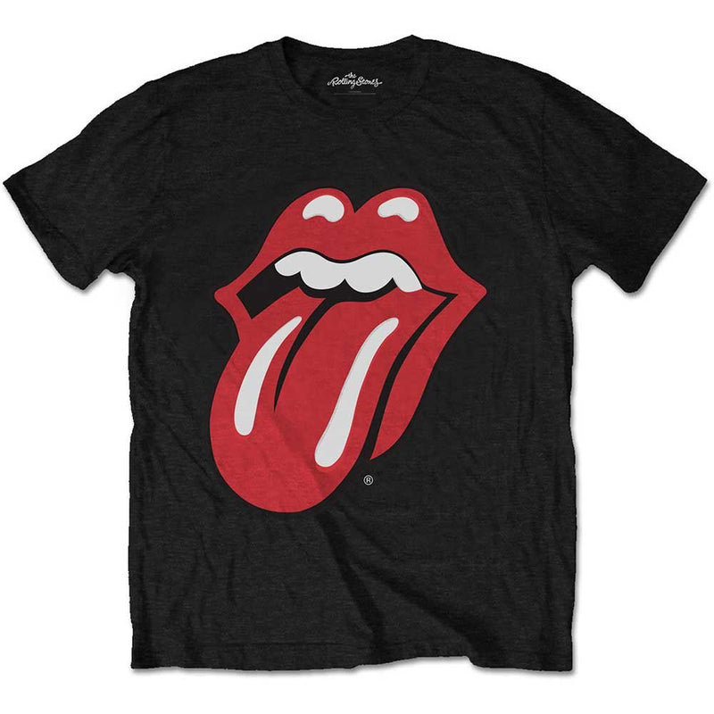The Rolling Stones (Classic Tongue) Black Unisex T-Shirt - The Musicstore UK