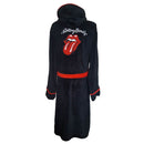 The Rolling Stones (Classic Tongue) Unisex Fleece Bathrobe - The Musicstore UK