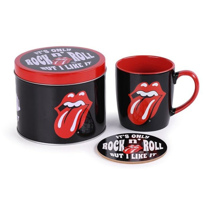 The Rolling Stones (It's Only Rock N Roll) Mug & Coaster Tin Gift Set - The Musicstore UK