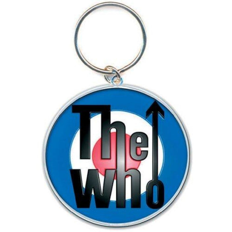 The Who Target Logo Metal Keychain (Enamel In-Fill) - The Musicstore UK