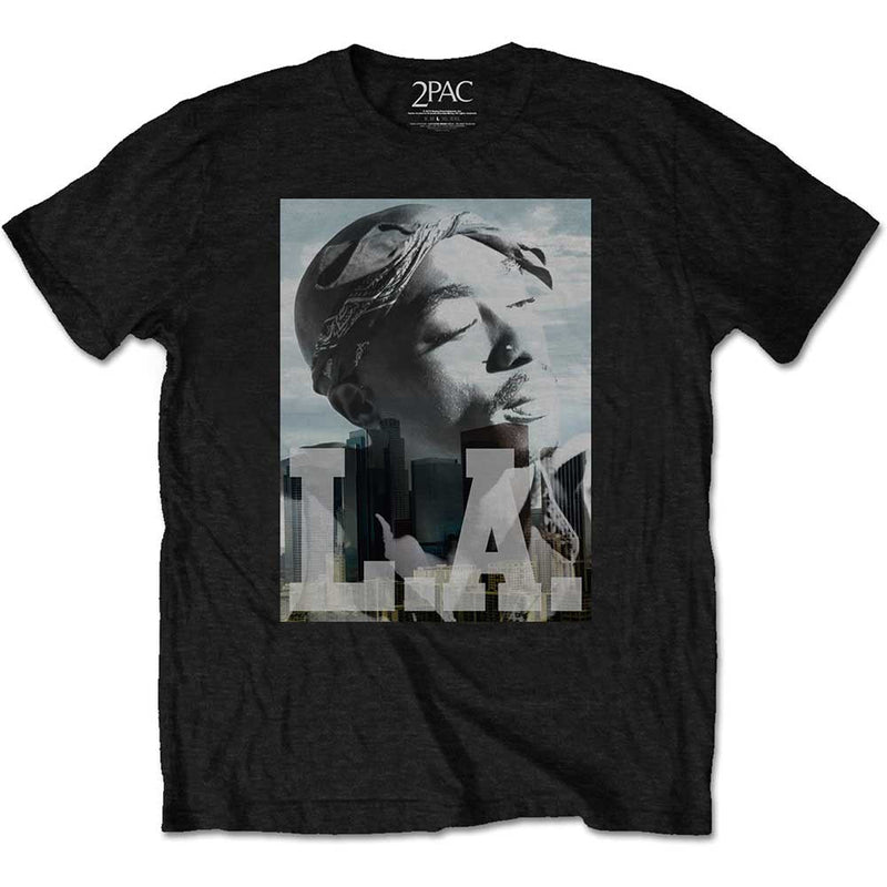 Tupac (LA Skyline) Unisex T-Shirt - The Musicstore UK