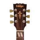 Vintage V180VSB Historic Series Parlour Acoustic Guitar. Vintage Sunburst Finish - The Musicstore UK