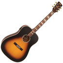 Vintage VE140VSB Historic Series Dreadnought Electro Acoustic Guitar. Vintage Sunburst Finish - The Musicstore UK