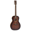 Vintage VE880WK Paul Brett Signature Statesboro' Parlour Electro Acoustic Guitar. Whiskey Sour Finish - The Musicstore UK